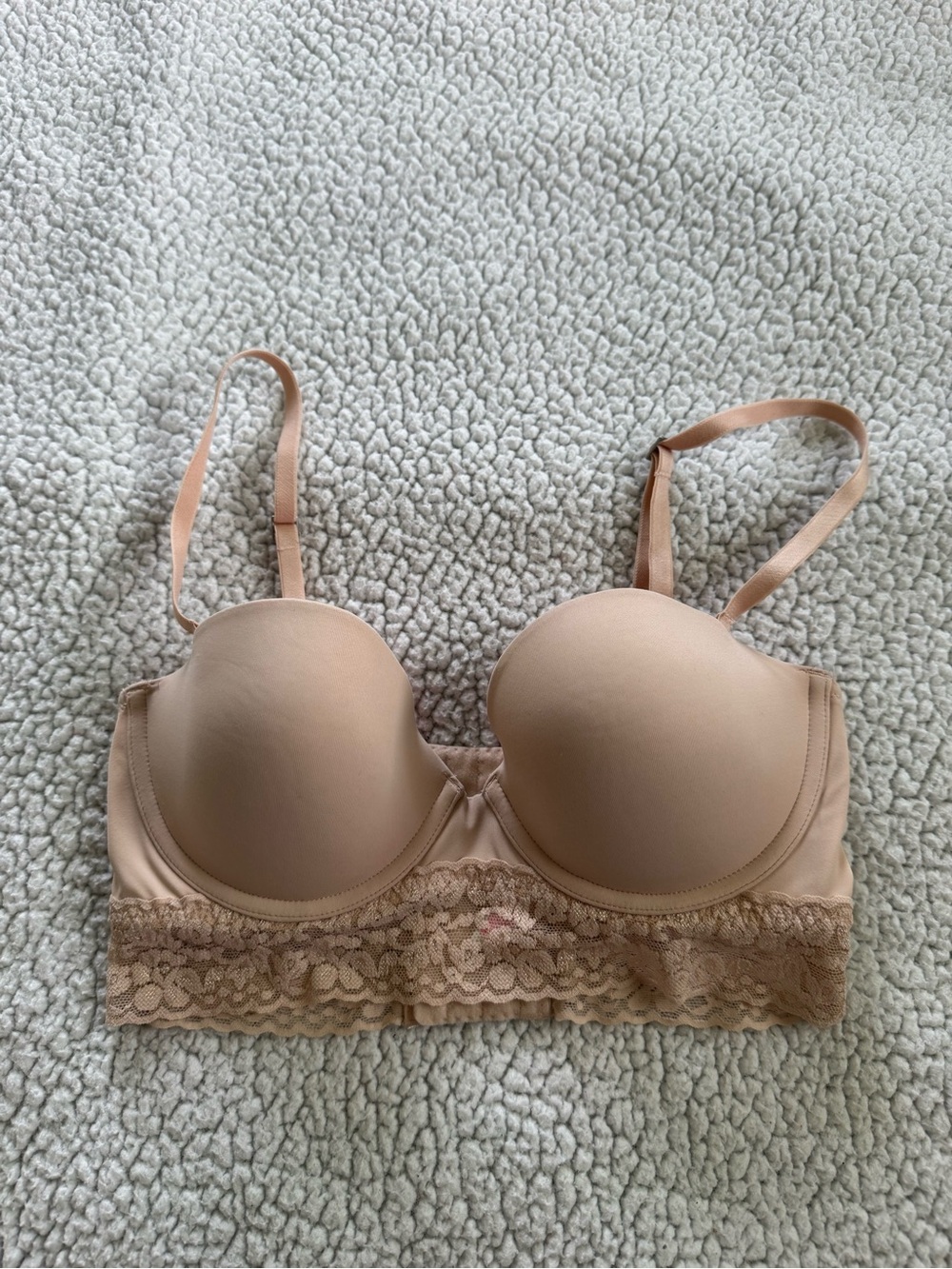 PINK Victoria's Secret Lace-Band Bra